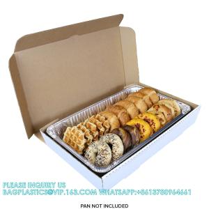 Wholesale Full Pan White Corrugated Catering Box, Food Case, Food Box, Corrugated Cardboard Box For Packing, Moving And Storage from china suppliers