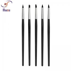 Wholesale Black 5pcs Dental Silicone Brush Pen Periodontal Tool from china suppliers
