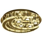 Clear Crystal ceiling lights with Moon For Living room Bedroom Kitchen Lighting