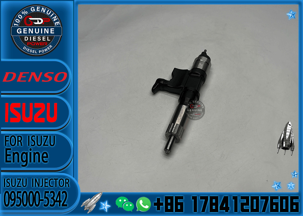 High Quality Diesel Fuel Injector 095000-5342 Common Rail Injection Nozzle 8-97602485-2 For ISUZU 4HK1