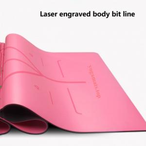 PU+ Natural rubber yoga mat / fitness mats wholesale, body alignment