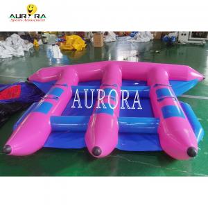 China Adults PVC Tarpaulin Inflatable Water Toys Aqua Park Inflatable Flying Fish Boat on sale