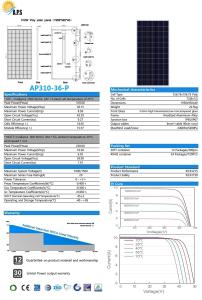 Wholesale 72 Cell 36V solar panel photovoltaic module Polycrystalline Poly 310W,315W,320W,325W,330W,335W, 340W Solar Power from china suppliers