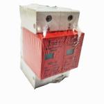 Red Metal Power Surge Arrester , 100ka Surge Protection Device SPD
