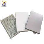 Fireproof Artistic Aluminum Honeycomb Panel Square Aluminum Baffle Ceiling