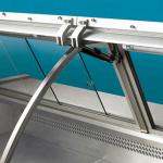 220V 50HZ Commercial Deli Coolers , Supermarket Meat Display Chiller