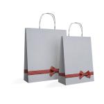Wholesale Custom Personalized Large Luxury Gift Shopping Carrier Black Paper