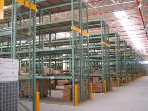 Wholesale Green Heavy Duty Pallet Racking System , Industrial Steel Storage Racks from china suppliers