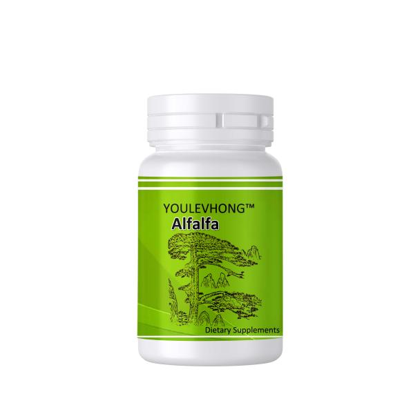 Soy-Free Alfalfa Supplements 50 Servings for Gluten-Free Health FDA ISO