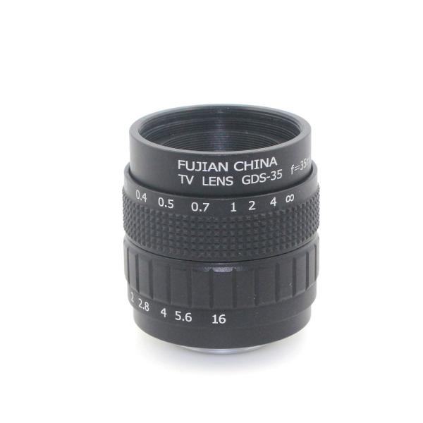 Professional 35mm f/1.7 CCTV Lens C Mount CCTV Lens features alloy casing with