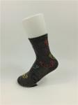 Slip Resistant Colorful 100 Percent Cotton Socks Kids With Elastane Material
