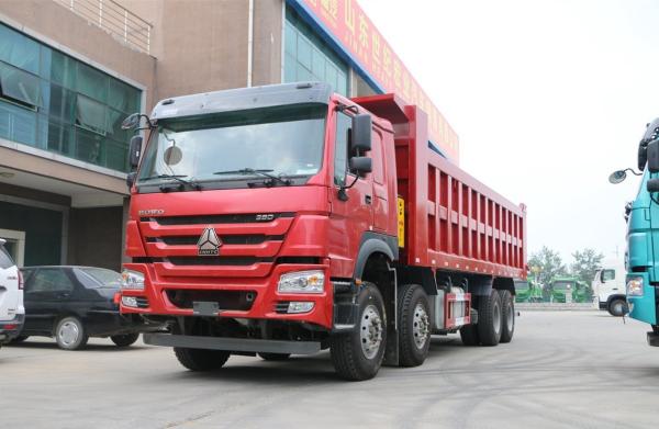 Sino Howo Dump Truck 76 Flat Cabin 8*4 Tipper Truck 30-50 Tons Loading 12 Tires