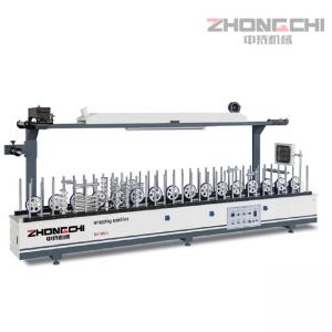 China Woodworking Profile Wrapping Machine 300mm Pur Profile Wrapping Machine on sale