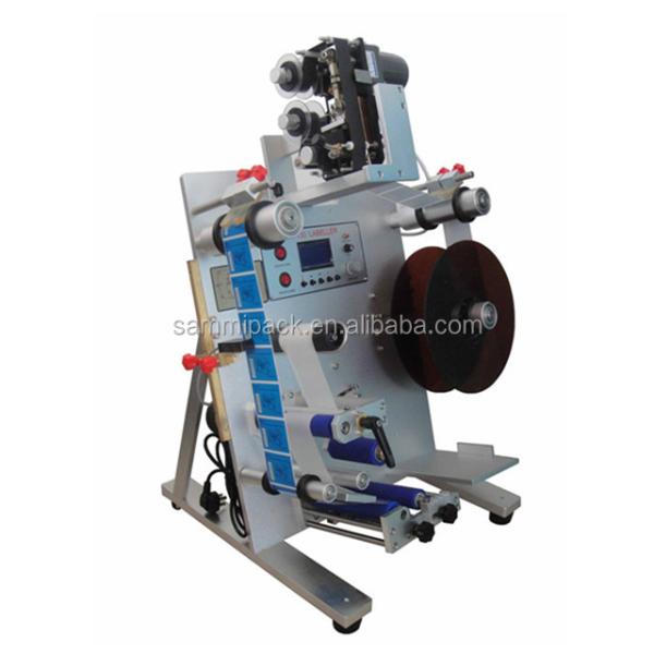 Electric Ear Drops Round Bottle Labeling Machine Unique New Semi-Automatic with Core Motor Component