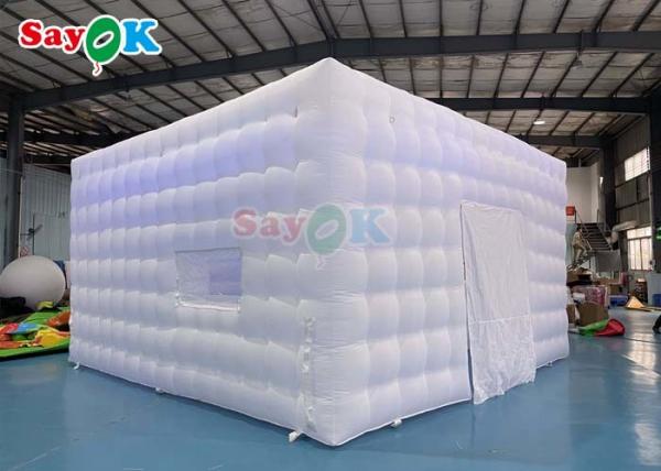 19.7ft Commercial Inflatable Led Light Tent Outdoor Inflatable Air Cube Tent For