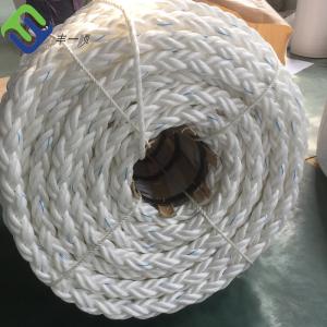 Wholesale High Quality White 8 Strand Polyester Rope For Marine Ship from china suppliers
