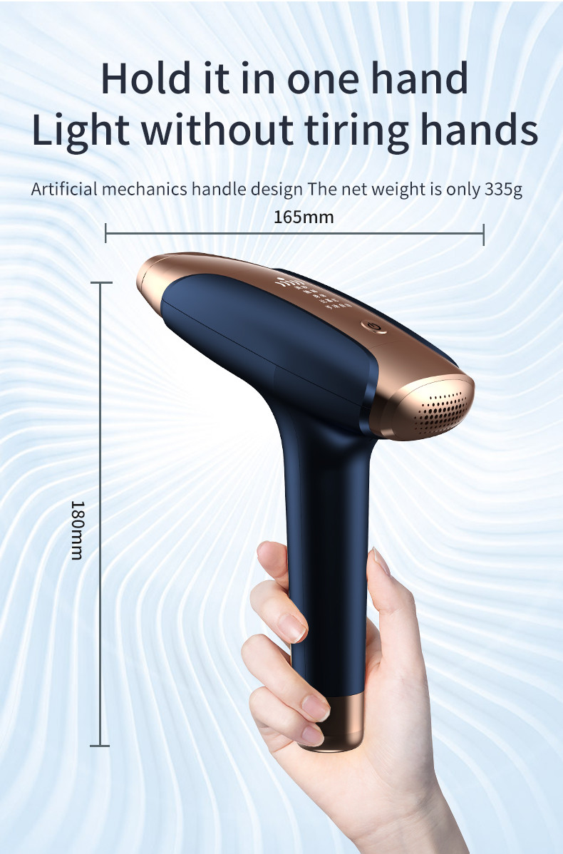 2023 Amazon Hot Selling Ipl Hair Removal Unlimited Shot Ice Cool Ipl Laser Hair Epilator