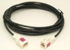 Coaxial Cable Fakra Connector Assembly / SMB Female Connector 50ohm Impedance
