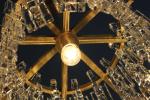 Modern Marignan Tiered Rectangular Chandelier 152cm Flawless Brass Finish