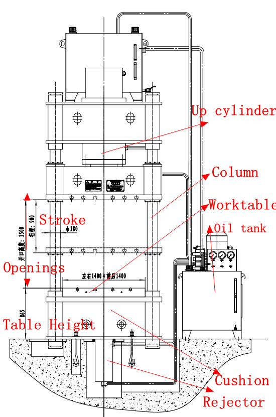 Powder Ceramic Press Machine 60 Ton Working Pressure For Mechanical Alumina Ceramic/Insulator Material/Electrical Parts