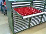 Durable Industrial Tool Chest Cabinet With Dividers Partitions Drawer