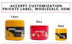 Alcohol-Free Hair Styling Lock Twisting Gel for Extra Hold Braids and Herbal