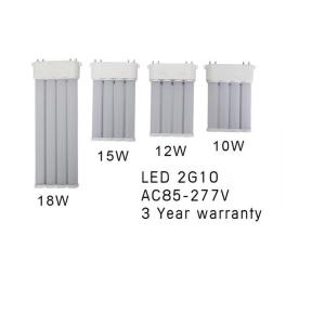 Wholesale TYPE A+B 2G10 led PL light 18W CRI80 120LM/W 2835smd AC85-277V Three-year warranty from china suppliers