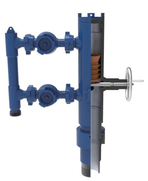 Steel Casing Single Plug Cementing Head Well Drilling Forging Energy Mining