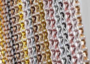 China Double Hook Chain Door Fly Screen Chain Link Mesh Curtains 90*210cm 100*200cm on sale
