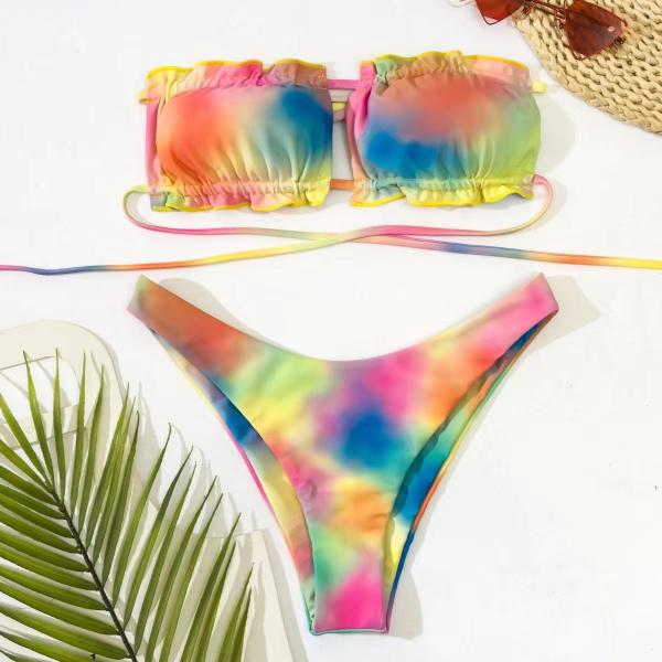 Sexy Chain Swimming Suits Bikini Drawstring Elegant Sexy Bathing Suits For Women