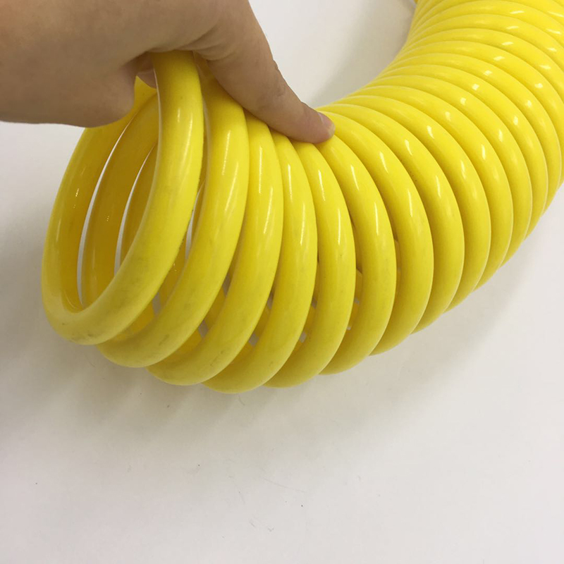 90mm Cycles Coiled Nylon Emergency Air Brake Hose Assembly for Semi Truck Applications