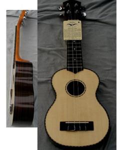 Wholesale 21&quot; concert Ukulele Spruce solidwood four string guitar high quality AGUL21 from china suppliers