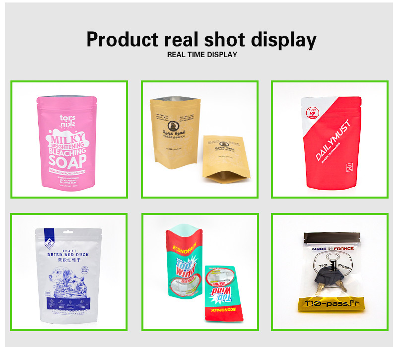 Pet Food Packaging Bag Printing Custom Manufacturer Pet Plastic Composite Standing Zipper Bag