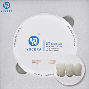 Wholesale 49% Ultra Translucent 98mm UT Dental Zirconia Block For Anterior from china suppliers