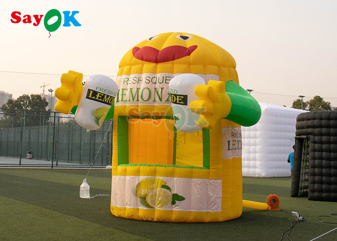 Promotional Inflatable Lemonade Booth Advertising Inflatable Presentation Booth