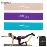 Body Exercise Fitness Rubber Bands Custom Printed Workout Elastic Resistance