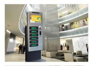 Wholesale Commercial Cell Phone Charging Stations Kiosk , Secure Phone Charging Station 19 Inch from china suppliers
