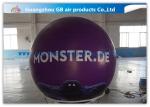 Purple Inflatable Advertising Balloon Hydrogen Sphere Inflatable Helium Ball
