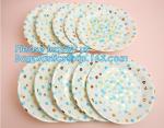 New Design birthday Party Gold Foil Golden Dot Hot Stamped Disposable Paper