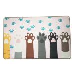 Door Mat Suede Fabric Door Floor Mat HEATER Bath Mat With No Slip Rubber Backed