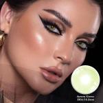 Eyes Cosmetic Green Contact Lens HEMA NVP Material Yearly
