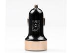 High Aluminum Alloy Car Phone Charger , PC Digital Display Dual 3.1A Mobile