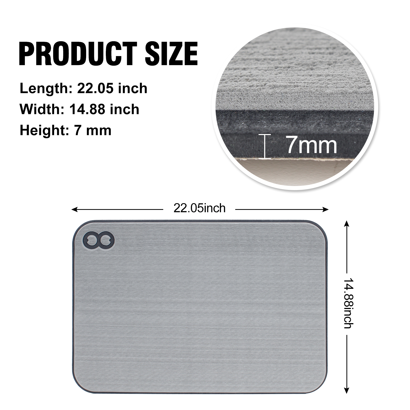 Customized Eva Foam Cooler Pad for 22 Inch YETI Roadie 60 Cooler Striped Pattern Type