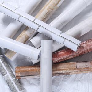 Wholesale Home Office 3D Brick Stone Wall Sticker Vinyl 10m 50m 3D White Brick Wallpaper from china suppliers