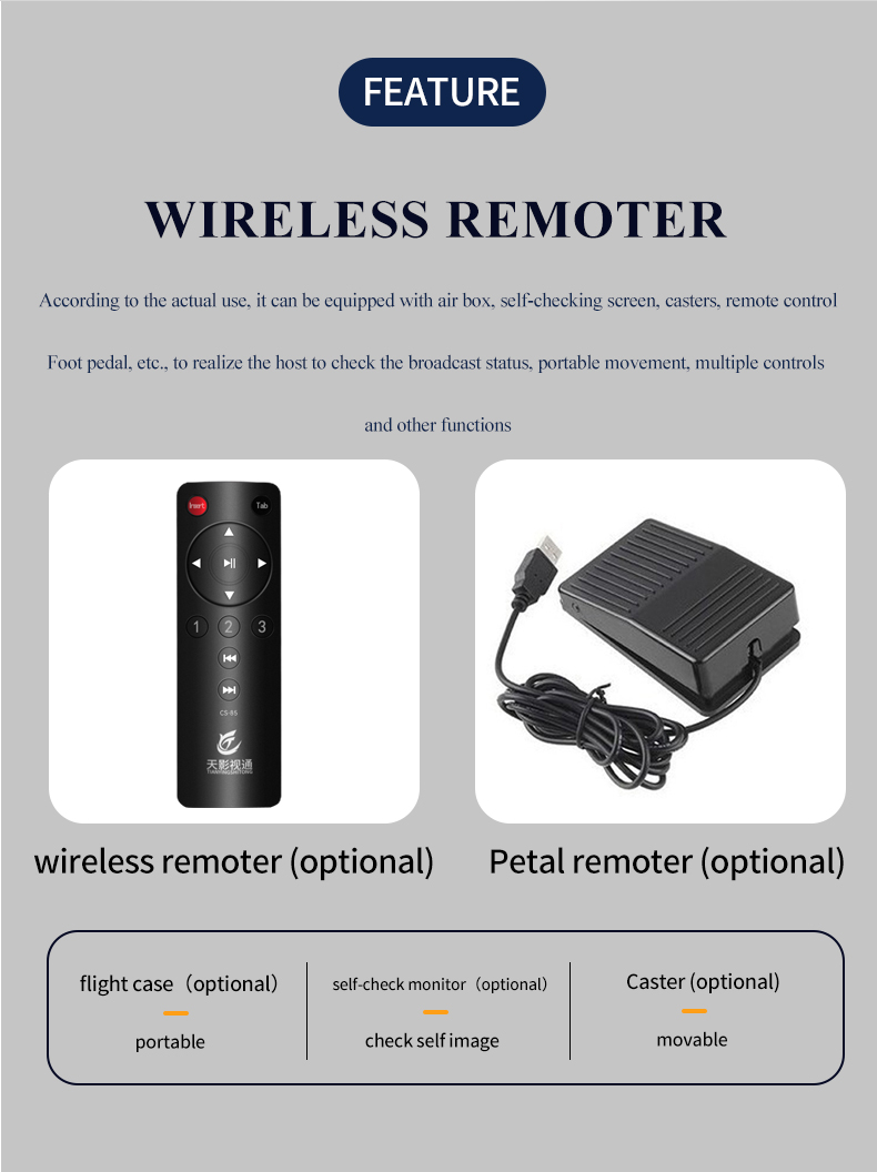 Studio Interview Press Report Teleprompter with Dual Monitors and Adjustable Holder