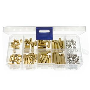 Wholesale 120Pcs M3 Brass Standoff Spacer PCB Board Hex Screws Nut Assortment Kit Female-Female Spacers Male-Female Spacers from china suppliers