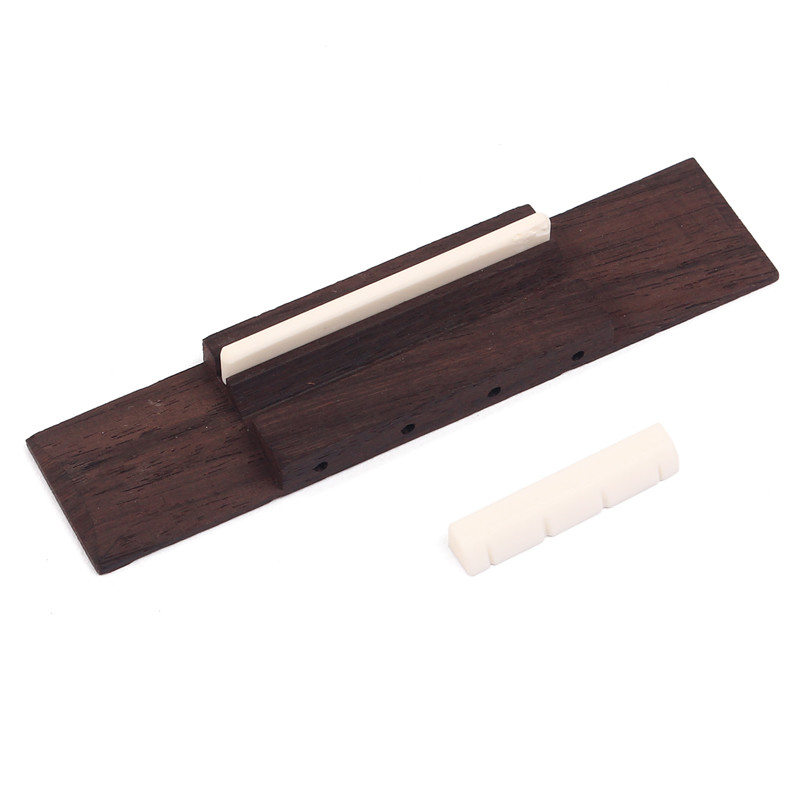 Long Lasting Classical Guitar Bridge Saddle And Nut Repair Slotted Replacement