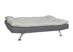 Fabric Cover Functional Sofa Bed Foam Dacron Metal Legs Imitated Linen