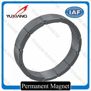 Wholesale N40SH Segment Neodymium Arc Magnets Sintered Technology Zn Coating ISO9001 from china suppliers