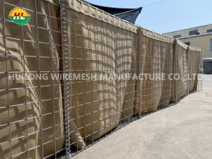 Wholesale 1x1x5m Hesco Barrier Blast Wall Mesh Size 80x80mm For Fortifications Defense from china suppliers